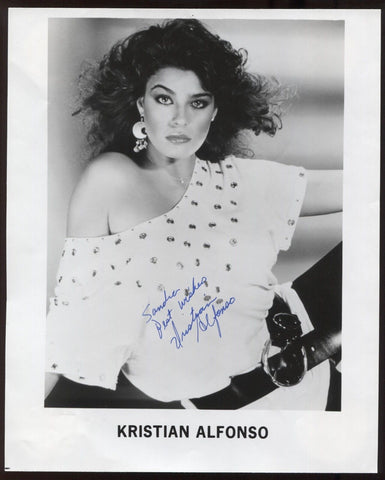 Kristian Alfonso Signed 8x10 Photo Signature Autographed Vintage 