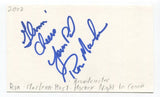 Ron MacLean Signed 3x5 Index Card Autographed Hockey Night Announcer