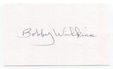 Bobby Wilkins Signed 3x5 Index Card Autograph Baseball MLB Philadelphia Athletic