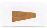Hal Brown Signed Cut Index Card Autographed Baseball MLB Chicago White Sox