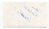 Judine Richard Signed 3x5 Index Card Autographed Actress Malcolm X