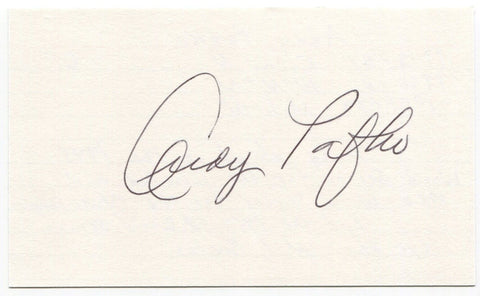 Andy Pafko Signed 3x5 Index Card Autographed MLB Baseball Chicago Cubs