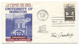 Paul Greenberg Signed FDC First Day Cover Autographed Vintage Signature