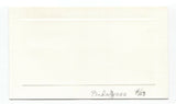 Eugene P. Pendergrass Signed Card Autographed Signature Radiologist