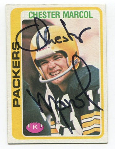 1978 Topps Chester Marcol Signed Card Football Autographed #271