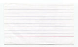 Charlotte Grimshaw Signed 3x5 Index Card Autographed Signature Author Writer