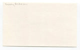 Donnny Anderson Signed Cut Index Card Autographed Football Green Bay Packers