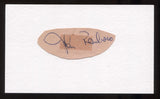 Johnny Roseboro Signed Cut Autograph Signature Signed Circa 1962 Baseball