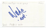 Alexisonfire - Wade MacNeil Signed 3x5 Index Card Autograph Gallows Black Lungs