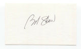 Bob Shaw Signed 3x5 Index Card Baseball Autographed Signature Athletics