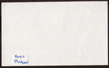 Regis Philbin Signed Index Card Signature Autographed AUTO