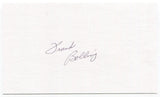 Francis "Frank" Bolling Signed 3x5 Index Card Autographed Detroit Tigers MLB