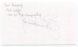 Don January Signed 3x5 Index Card Autographed Golf PGA Championship 1967