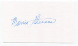 Morrie Steevens Signed 3x5 Index Card Autographed MLB Baseball Chicago Cubs