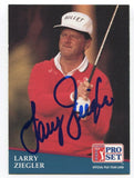 1991 Pro Set PGA Tour Golf Larry Ziegler Signed Card Autographed #232