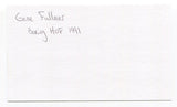 Gene Fullmer Signed 3x5 Index Card Autographed Boxer Boxing Champ