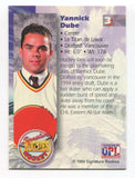 1994 Signature Rookies Yannick Dube Signed Card Hockey NHL Autograph AUTO /7,750
