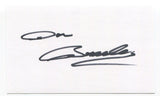 Don Bosseler Signed 3x5 Index Card Autographed NFL Football Washington