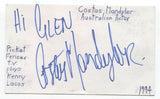 Costas Mandylor Signed 3x5 Index Card Autographed Signature Actor Saw