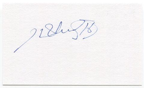 Henri Richard Signed 3x5 Index Card Autographed NHL Hockey Hall of Fame HOF