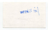 Jim Warren Signed 3x5 Index Card Autographed Actor Snatch The Gentleman