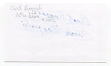 Chick Maggioli Signed 3x5 Index Card Autographed NFL Football 1943 Notre Dame