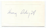 Murray Schisgal Signed Card Autographed Signature Playwright Screenwriter