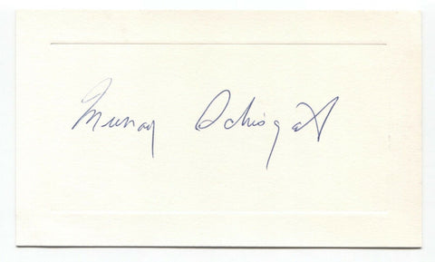 Murray Schisgal Signed Card Autographed Signature Playwright Screenwriter