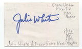 Julie White Signed 3x5 Index Card Autographed Signature Actress Transformers