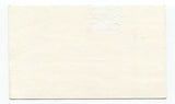 William C. Davis Signed 3x5 Index Card Autographed Signature Politician