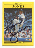 1991 Fleer Jimmy Jones Signed Card Baseball RC Autograph AUTO #667