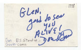Don Gavin Signed 3x5 Index Card Autographed Signature Comedian Comic Actor
