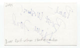 Diane Ford Signed Index 3x5 Card Autographed Signature Comedian Actress