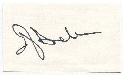 Jerome Abram Bettis Sr.  Signed 3x5 Index Card Autographed Pittsburgh Steelers