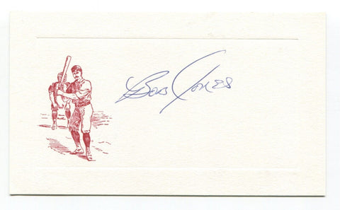 Bobby Jones Signed Card Autographed Baseball MLB Roger Harris Collection