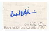 Howard McGillin Signed 3x5 Index Card Autographed Actor Disney Swan Princess