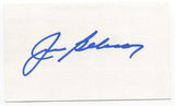 John Gelnar Signed 3x5 Index Card Autographed MLB Baseball Seattle Pilots