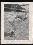 Hal Newhouser Signed Vintage Photo Page Vintage Autographed 