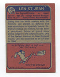 1973 Topps Len St. Jean Signed NFL Football Card Autographed AUTO #168