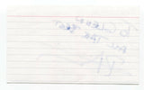 Rex Harrington Signed 3x5 Index Card Autograph Signature Ballet Dancer