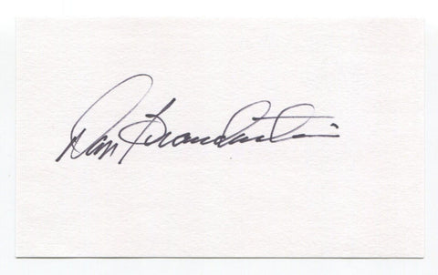 Daniel Brandenstein Signed Space NASA 3x5 Index Card Autographed Signature