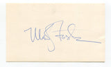 Meg Foster Signed 3x5 Index Card Autographed Actress The Scarlett Letter