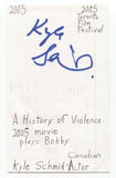Kyle Schmid Signed 3x5 Index Card Autographed Signature Actor