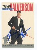 1991 First Round Pick Trevor Halverson Signed Card Hockey Autograph NHL AUTO #16