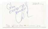 Junkhouse - Tom Wilson Signed 3x5 Index Card Autographed Signature