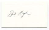 Dick Hughes Signed Card Autographed Baseball MLB Roger Harris Collection