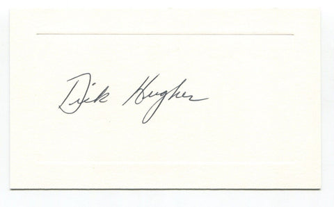 Dick Hughes Signed Card Autographed Baseball MLB Roger Harris Collection