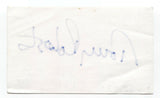 Tony Roberts Signed 3x5 Index Card Autograph Signature Actor Annie Hall