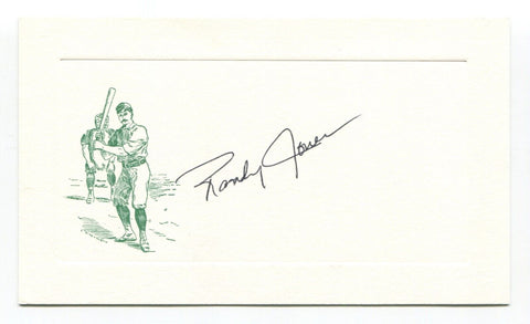 Randy Jones Signed Card Autographed Baseball MLB Roger Harris Collection