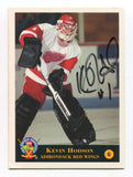 1994 Classic Pro Kevin Hodson Signed Card Hockey NHL Autograph AUTO #218